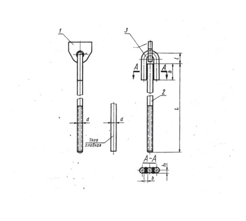 Проушины с тягой подвесок стальных трубопроводов в Солигорске
