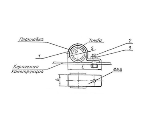 Подвески судовых трубопроводов Тип 6 в Солигорске