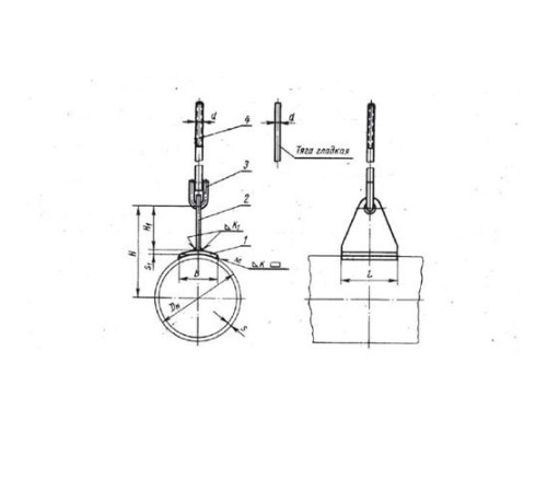 Блоки приварные с накладкой подвесок трубопроводов в Солигорске