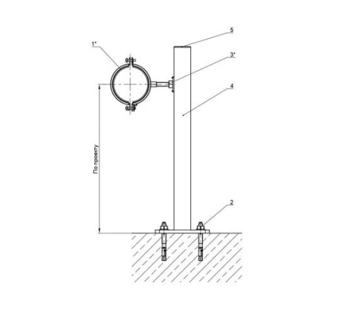 Крепления трубопроводов к полу в Солигорске