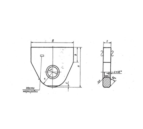 Проушины подвесок стальных трубопроводов в Солигорске