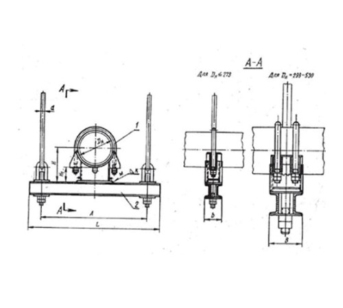 Блоки опорные хомутовые подвесок трубопроводов в Солигорске