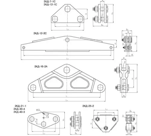 Коромысла типа 2К для ЛЭП в Солигорске с доставкой по Беларуси