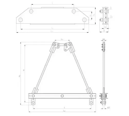 Коромысла типа 2КД2 в Солигорске для воздушных ЛЭП