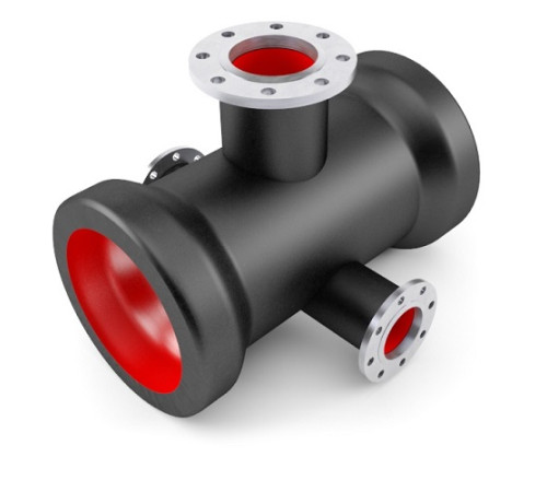 Кресты чугунные фланец-раструб с пожарной подставкой в Солигорске