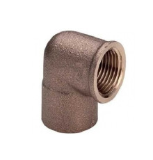 Медные угловые переходы с внутренней резьбой
