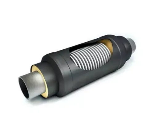 Сильфонные компенсаторы в ППУ изоляции в Солигорске