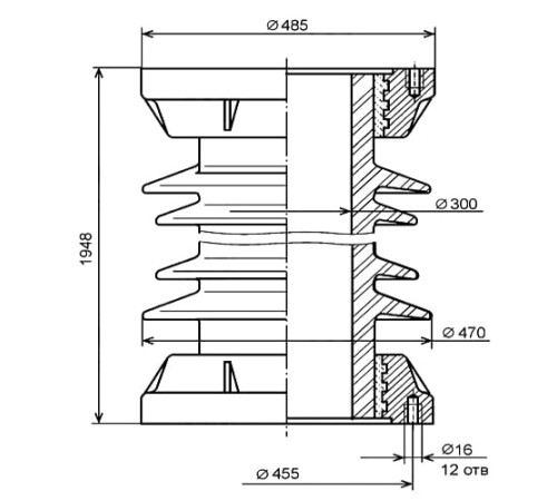 Армированные покрышки ПВЭ для элегазовых выключателей в Солигорске