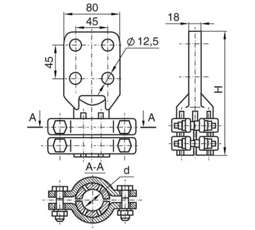 Аппаратные зажимы АШМ в Солигорске для ЛЭП