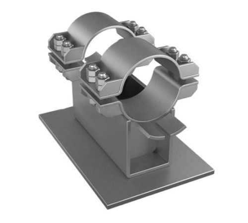 Хомутовые направляющие опоры для труб в Солигорске