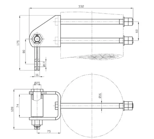 Узлы крепления КГТ-7-1 в Солигорске для ЛЭП
