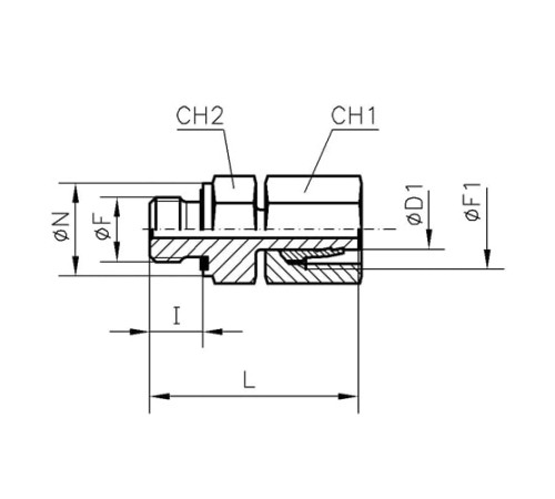 Штуцеры ввертные с уплотнением TN126 GG-M в Солигорске