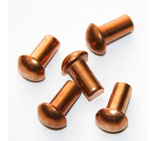 Медные заклепки с полукруглой головкой в Солигорске
