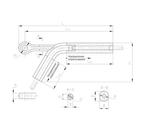 Натяжные прессуемые зажимы НАС в Солигорске для ЛЭП