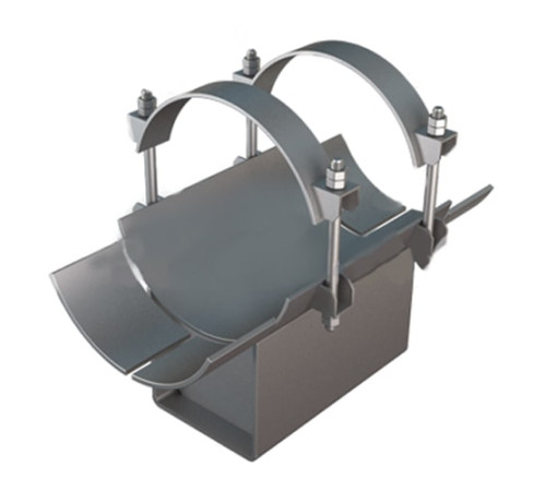 Неподвижные хомутовые опоры в Солигорске для трубопроводов