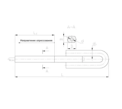 Натяжные прессуемые зажимы типа НС в Солигорске