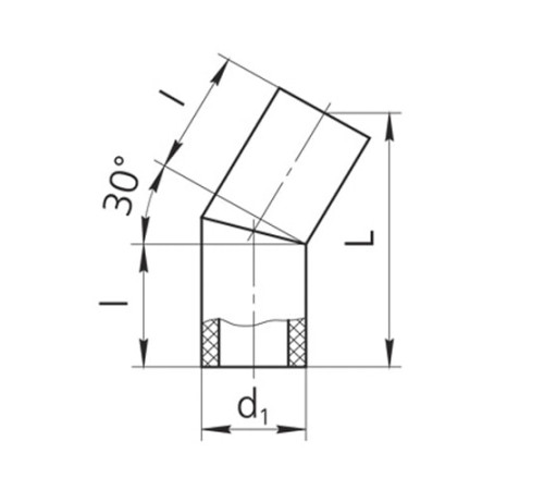 Оболочки на теплоизоляционные отводы 30° в Солигорске