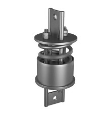 Пружинный стальной блок