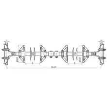 Распорки межфазные изолирующие типа РМИ на напряжение 110-220 кВ конструкция 2
