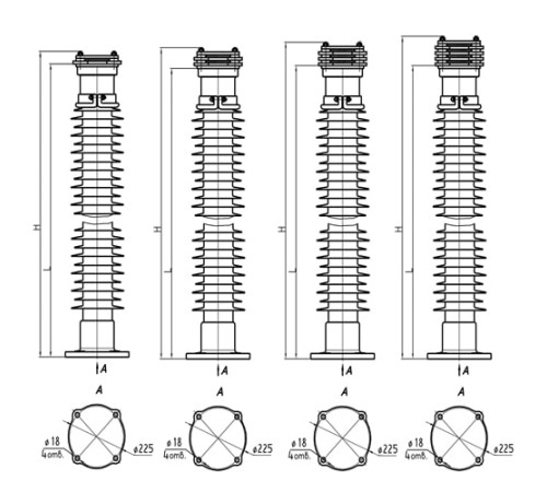 Шинные опоры ШО 110-132 кВ в Солигорске для юрлиц