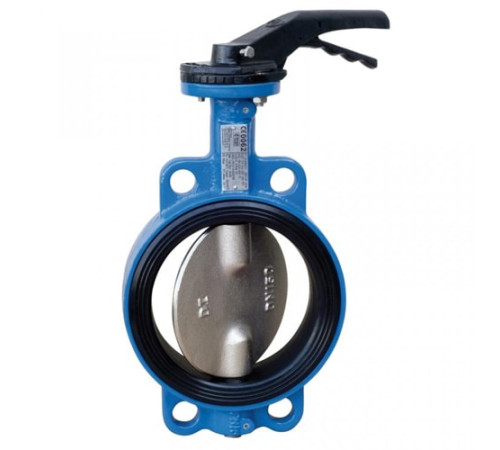 Штампосварные поворотные затворы с резиновым уплотнителем в Солигорске