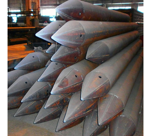 Конические стальные забивные сваи в Солигорске и Беларуси