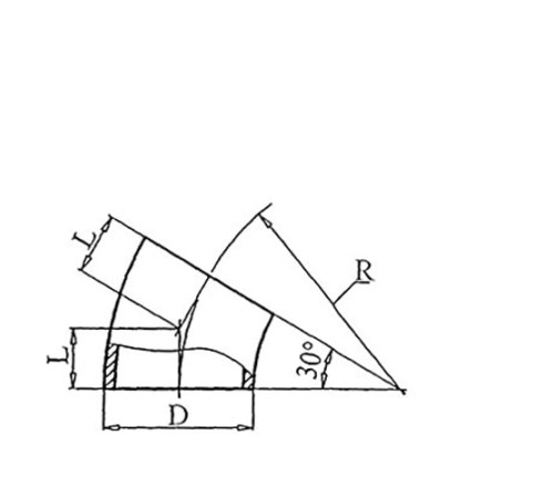 Теплоизоляционные отводы 30 градусов в Солигорске