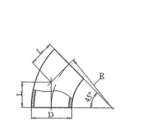 Теплоизоляционные отводы 45 градусов в Солигорске