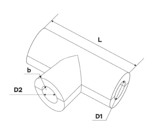 Теплоизоляционные равнопроходные тройки в Солигорске
