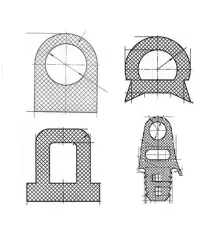 Термостойкие силиконовые профили
