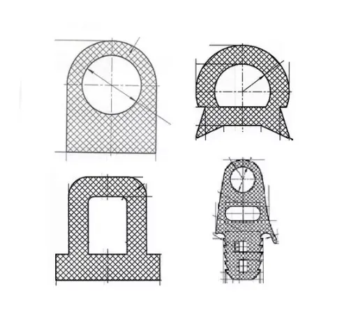 Термостойкие силиконовые профили в Солигорске для юрлиц