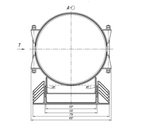 Опоры ТПР.08.13.00.000 в Солигорске для трубопроводов