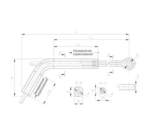 Натяжные прессуемые зажимы ТРАС в Солигорске для ЛЭП