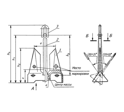 Якоря повышенной держащей силы в Солигорске для судостроения
